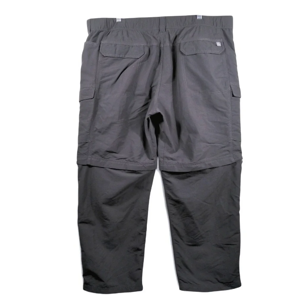 The North Face Mens‎ XXL Convertible Cargo Pants Nylon Gray Gorpcore Workwear